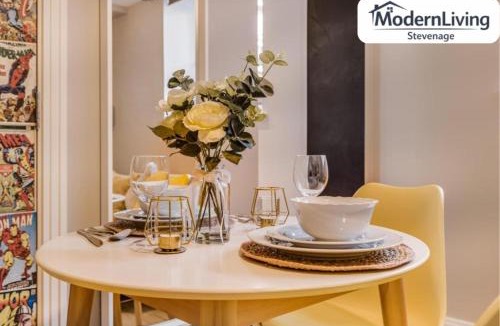 Stevenage Apartment | ModernLiving Stevenage 1 Bedroom Apartment Town Centre Sleeps 4