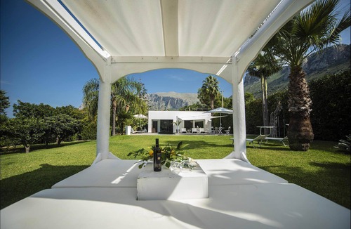Cinisi Villa | My Rental Homes - Villa Corallo with private pool surrounded by a lush garden