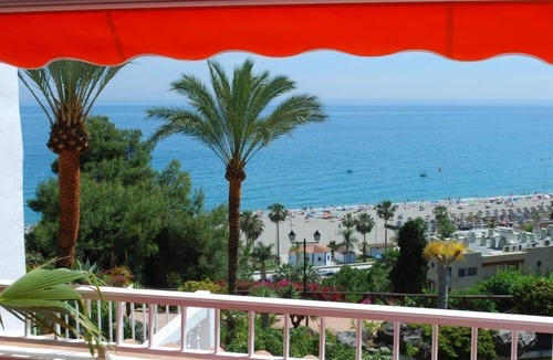 Nerja Apartment | Nerja: Beachfront apartment in Burriana Beach. Nerja. Costa del Sol
