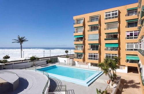 Punta del Hidalgo Apartment | Ocean Studio with Pool & Sea Views