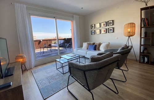 el Fort Pienc Condo | Penthouse Terrace with Sagrada Familia views