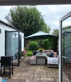 Potters Bar House | Private Garden Guest House-Patio and Garden Views