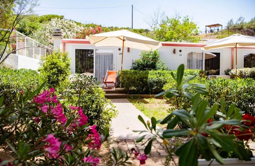 Defensola Resort | Property in a Holiday Village 'Baia Falcone-Bilocale 405' with Sea View and Air Conditioning