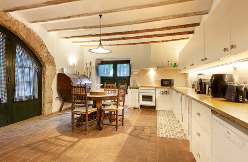 Vallbona d'Anoia Villa | Rural House "16th Century Masia" with Private Pool and Wi-Fi