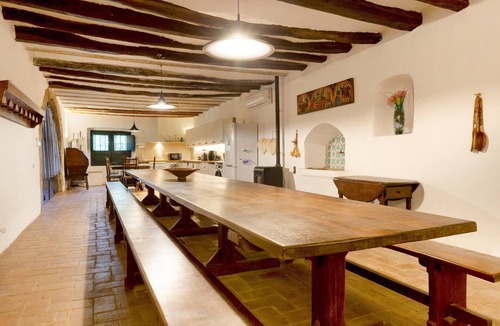 Vallbona d'Anoia Villa | Rural House "16th Century Masia" with Private Pool and Wi-Fi