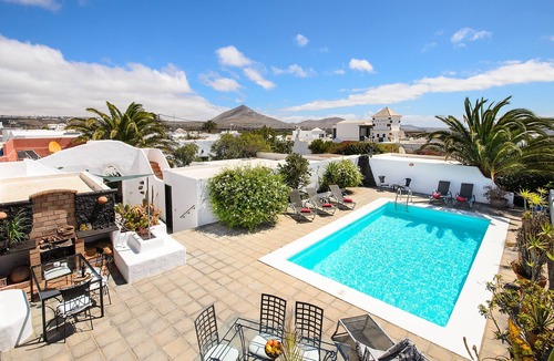 Guime House | Rustic Home Short Drive from Beach with Pool, Terraces & Garden