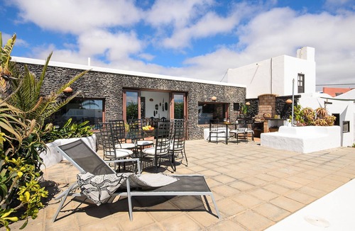 Guime House | Rustic Home Short Drive from Beach with Pool, Terraces & Garden