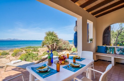 Urbanizacion S'Estanyol House | Seafront Home with Sunset Views
