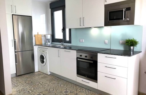 Conil de la Frontera City Center Apartment | Seaview from private terraces, pool, beautifully furnished apartment Julia in Conil with aircondition, barbecue, free Wifi internet