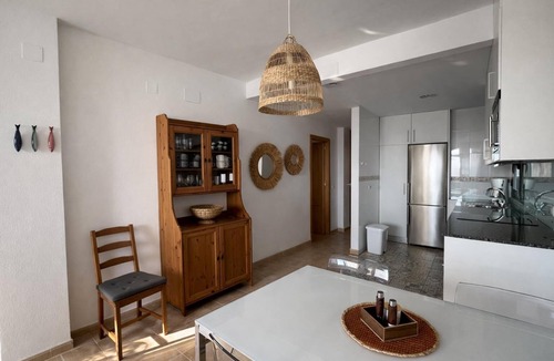 Conil de la Frontera City Center Apartment | Seaview from private terraces, pool, beautifully furnished apartment Julia in Conil with aircondition, barbecue, free Wifi internet
