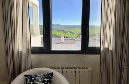 Conil de la Frontera City Center Apartment | Seaview from private terraces, pool, beautifully furnished apartment Julia in Conil with aircondition, barbecue, free Wifi internet