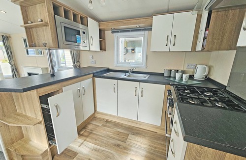 Aldbrough House | Smart, modern two bedroom caravan, perfect for couples and families alike.