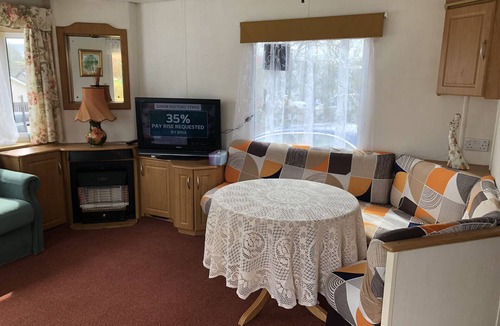 Cronberry House | Static Caravan with Decking porch, Quiet and Remote, with car parking.