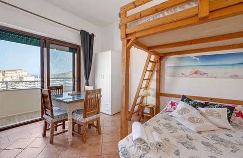 La Maddalena Apartment | Studio Apartment "Casa Silvia" with Sea View, Balcony & Air Conditioning