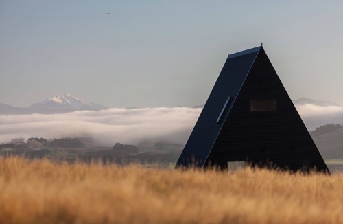 Hurunui District Cabin | Tawanui Farm A-Frame Cabin with hottub
