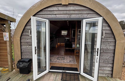 Newton Stewart Cabin | The Galloway Steading-The Herons Nest cabin with Hot Tub couples/families