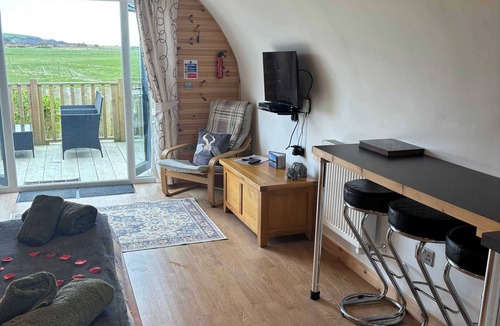 Newton Stewart Cabin | The Galloway Steading-The Herons Nest cabin with Hot Tub couples/families