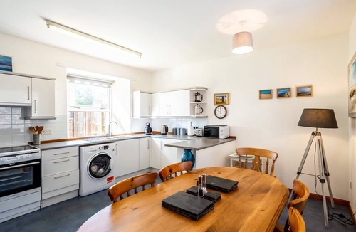 Brora Apartment | The Old Library is a stylishly decorated 3-bedroom property located in the heart of Brora. Combining comfort and contemporary style throughout, it offers a welcoming space that is perfect for relaxing, exploring, or simply enjoying time together.