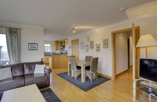 Brora Apartment | Top-floor, two-bedroom golf apartment with views over the famous James Braid Brora Golf Course