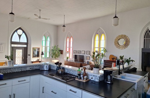 Caledonia House | Unique Old Church House with Pool & Sauna, great for honeymoon & family getaway!