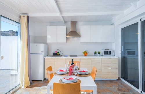 Macher House | Vacation Apartment "Casa Amanecer 3" with Sea & Mountain Views, Pool, and Terrace