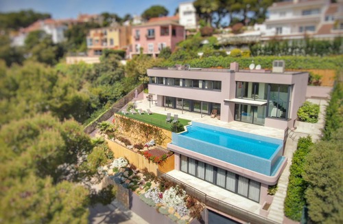 Blanes Villa | Villa Pinya Rosa - CostaBravaNatura (infinity pool, sea views, beach)