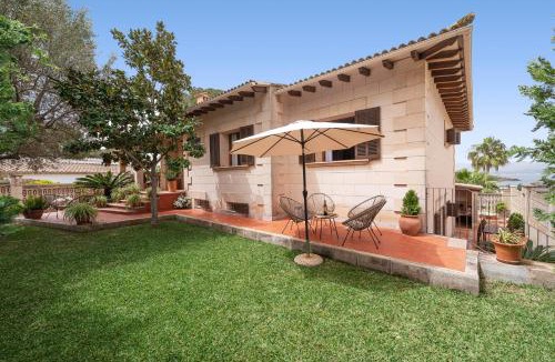 Cielo de Bonaire Villa | Villa Teix de Bonaire para 10, jardines y vista mar