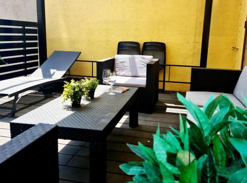 Ático con terraza en el centro de Madrid