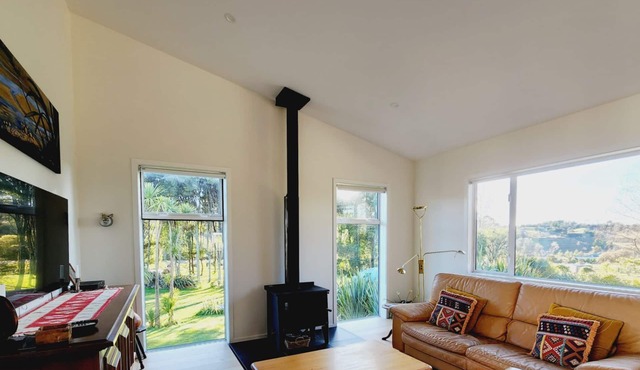 A warm, sunny and contemporary home, ideal for a family or friends to enjoy.