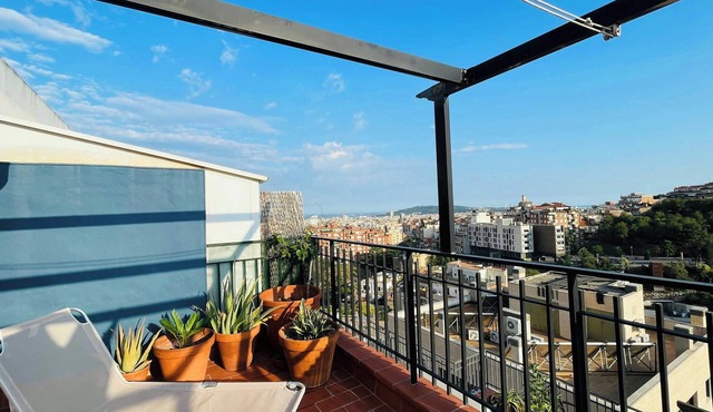 Amazing city views + terrace! Gràcia - Parc Güell