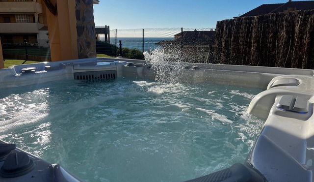 Apartment "Le Sable Doux - Don Juan" with Sea View, Shared Pool & Wi-Fi