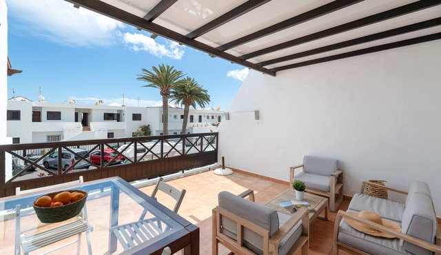Apartment with Spacious Terrace by the Beach