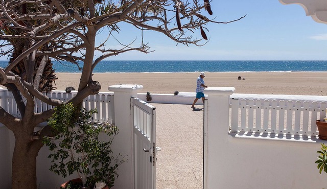 Beachfront villa