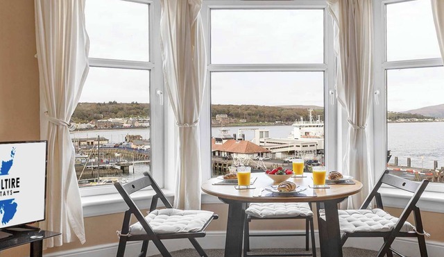 Breathtaking Sea-View Apartment Steps from Rothesay Harbor