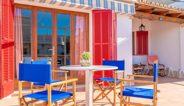 CAN PONS - Chalet with terrace in Ca'n Picafort. Free WiFi