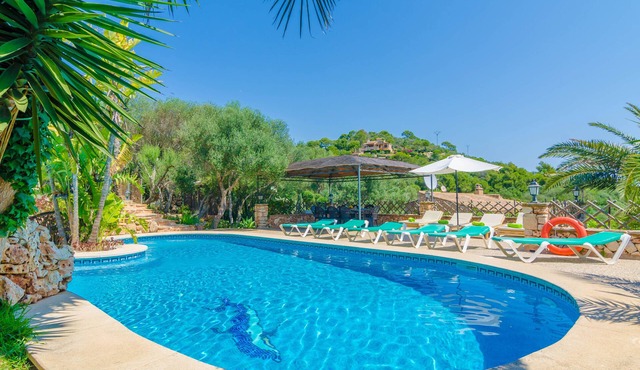 CAS CONCO - Traditional Majorcan house with private pool and luxuriant garden. Free WiFi