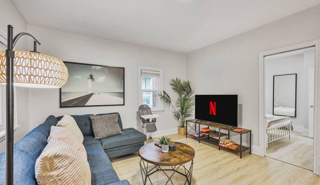 Chic 2-BR Urban Retreat | Near Beach| Free Parking