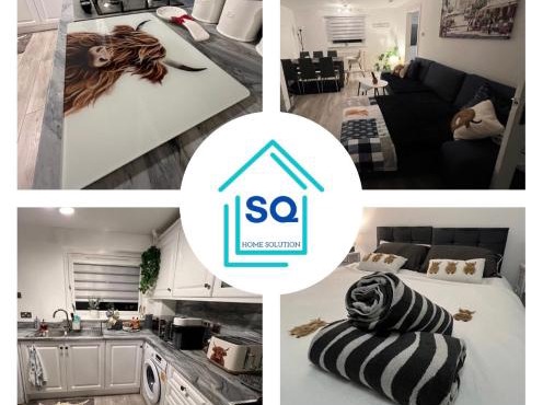 Dale House Cozy 3-bedroom Home Stay in East Kilbride
