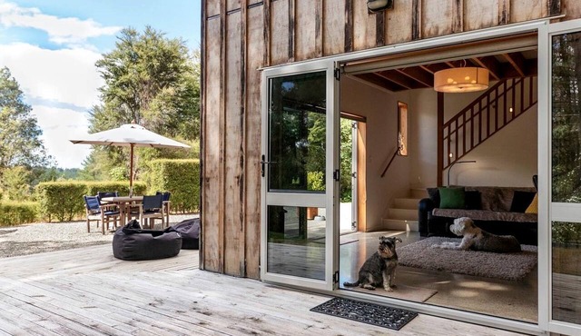 Deluxe Cabin Rental in Stunning Setting near Tasman, South Island