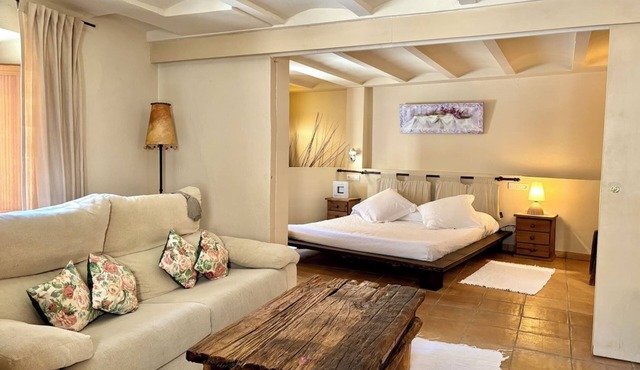 EL FORT DúLLASTRET. Apartment 1. Studio with King Size bed.