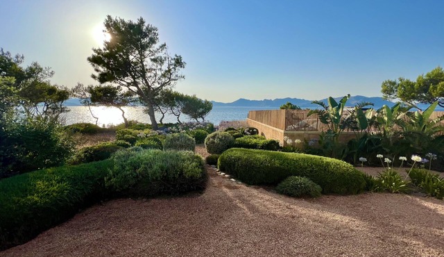 First line sea designer villa with pool - First line sea villa at bay Pollensa