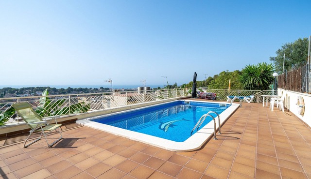 Holiday Home "Villa Sabela" with Sea View, Shared Pool & Wi-Fi