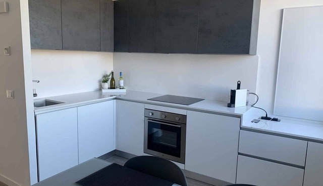 Holiday home with air conditioning and satellite TV