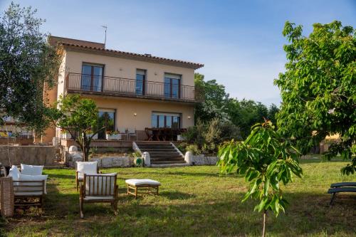 L'Ametller, casa Empordà, Costa Brava, garden, barbacoa, volley