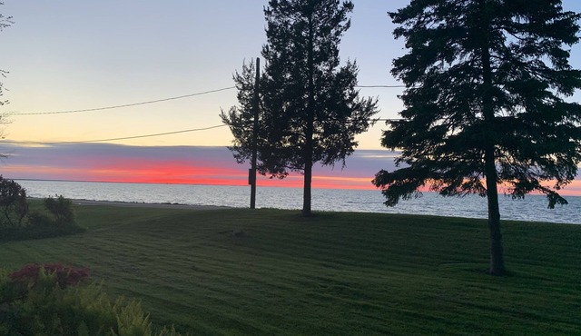 Lake view beach access