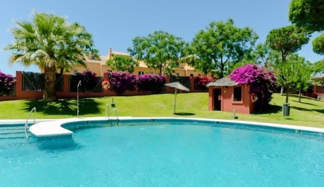 Large terrace and pool