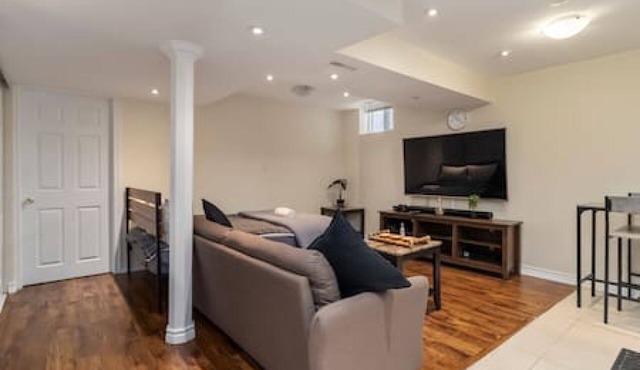 Lovely, Modern Studio Basement