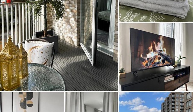 Luxury 1BR with Balcony Near ExCeL London & London City Airport