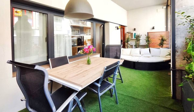 Luxury apartment with terrace in Terrassa