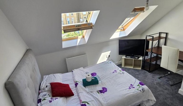 Luxury Smart Double Room - Free Parking - Dartfort Central